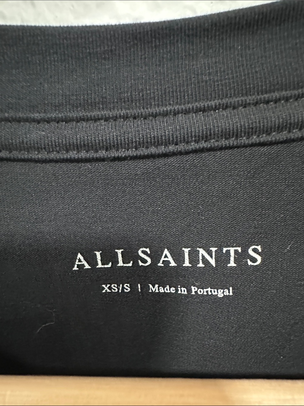 AllSaints Black 'BERLIN' Imogen Graphic Tee XS/S - Picture 3 of 4